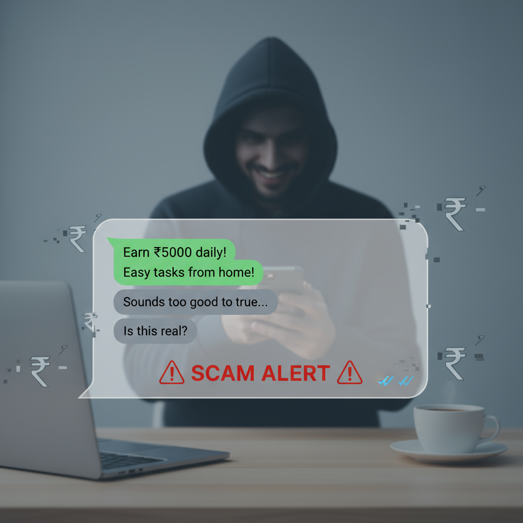 Dont Get Tricked: How Scammers Exploit Work From Home Seekers where I lost ₹15,000