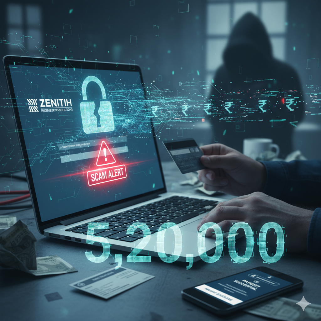 Vendor Registration Scam: How Zenith Engineering Solutions Lost ₹5,20,000